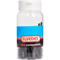 Elvedes Kabelhoedje tip 5mm PVC zwart (50x) ELV2012106 - thumbnail