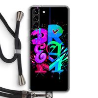 Dream: Samsung Galaxy S21 Plus Transparant Hoesje met koord