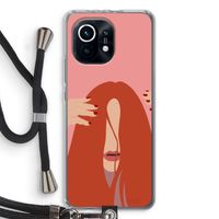 Woke up like this: Xiaomi Mi 11 Transparant Hoesje met koord