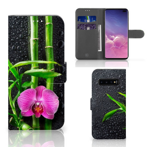 Samsung Galaxy S10 Plus Hoesje Orchidee
