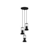 Lyora HanglampRuvi 3-lichts zwart - 9624101