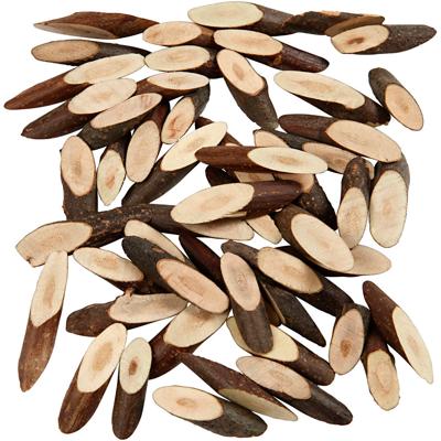 Creativ Company Hout mix, l: 30 mm, dikte 6 mm, 230 gr/ 1 doos