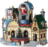 Lemax ludwig's wooden nutcracker factory bewegend kersthuisje Caddington Village 2020