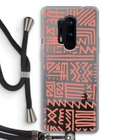 Marrakech Pink: OnePlus 8 Pro Transparant Hoesje met koord