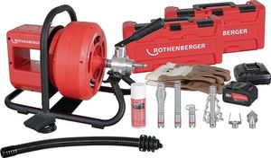 Rothenberger Accu-pijpreingingsmachine | voor buis d. 40-100 mm | 18 V 8 Ah | 1 stuk - 1000003348 1000003348