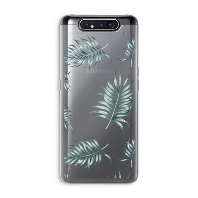 Simple leaves: Samsung Galaxy A80 Transparant Hoesje