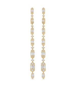 Sara Weinstock boucles d'oreilles pendantes Taj en or 18ct