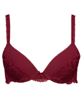 Cheeky plunge Push-up beha - Rood