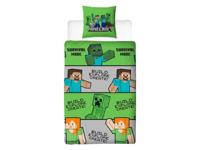 Kinder dekbedovertrek 140 x 200 cm (Minecraft)