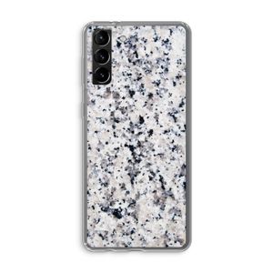 Gespikkelde marmer: Samsung Galaxy S21 Plus Transparant Hoesje