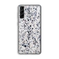 Gespikkelde marmer: Samsung Galaxy S21 Plus Transparant Hoesje