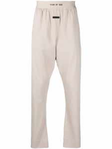 Fear Of God pantalon droit à taille à logo - Tons neutres