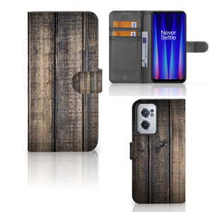 OnePlus Nord CE 2 Book Style Case Steigerhout