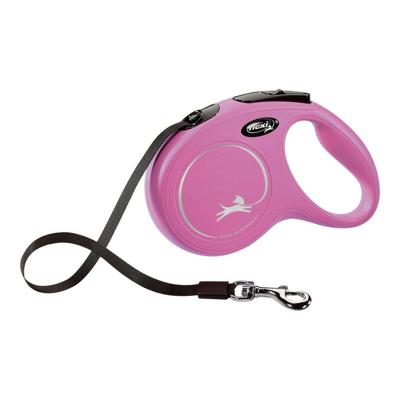 Hondenriem Flexi NEW CLASSIC 3m Roze Maat XS
