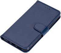 iPhone 12 Pro Max hoesje - Bookcase - Pasjeshouder - Portemonnee - Koord - Kunstleer - Blauw - thumbnail