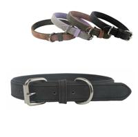 Nobleza Hondenhalsband - Suède vegan leer - 31 cm