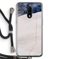 Stone White: OnePlus 7 Transparant Hoesje met koord
