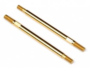 Titanium nitride coated shock shaft 3x50mm (2pcs)