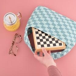 Yarn and Colors Checkered Bag Haakpakket 072 Glass