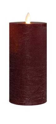 Stompkaars-USB wax 15x7,5 cm bordeaux - Annas collection
