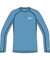 Jack wolfskin Prelight Swift LS T-shirt Dames Mid Blue M