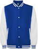 Roly RY6440 California Varsity Jacket - Royal Blue 05/White 01 - XS