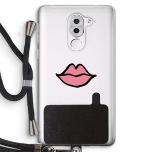 Kusje: Honor 6X Transparant Hoesje met koord