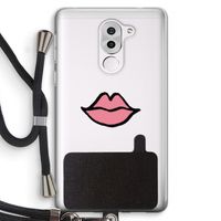 Kusje: Honor 6X Transparant Hoesje met koord