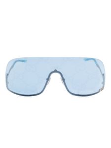 Gucci Eyewear lunettes de soleil à monture oversize - Bleu