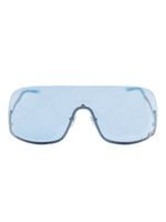 Gucci Eyewear lunettes de soleil à monture oversize - Bleu