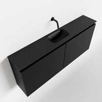 Toiletmeubel Mondiaz Ture | 120 cm | Meubelkleur Urban | Eden wastafel Urban Midden | Zonder kraangat