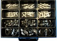 Dresselhaus assortiment slangklemmen sort. clamps+connectors