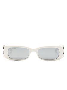 Balenciaga Eyewear lunettes de soleil Dynasty à monture rectangulaire - Blanc