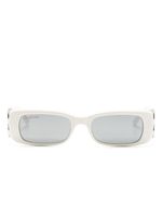 Balenciaga Eyewear lunettes de soleil Dynasty à monture rectangulaire - Blanc - thumbnail