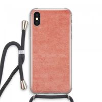 Marrakech Walls: iPhone XS Max Transparant Hoesje met koord