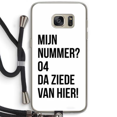 Da ziede van hier: Samsung Galaxy S7 Transparant Hoesje met koord