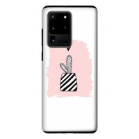 Zwart-wit cactus: Samsung Galaxy S20 Ultra Tough Case