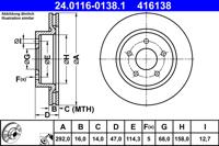 ATE Remschijven 24.0116-0138.1 - thumbnail