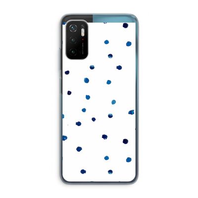 Blauwe stippen: Xiaomi Poco M3 Pro 5G Transparant Hoesje