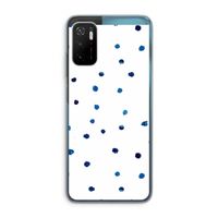 Blauwe stippen: Xiaomi Poco M3 Pro 5G Transparant Hoesje
