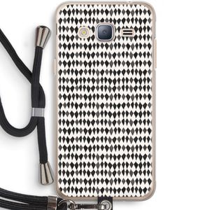Crazy shapes: Samsung Galaxy J3 (2016) Transparant Hoesje met koord
