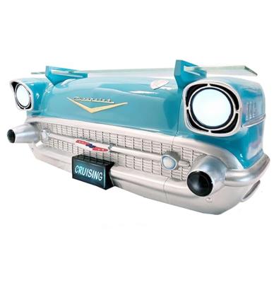 1957 Chevrolet Bel-Air Autoneus Muurplank - Turquoise