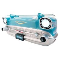 1957 Chevrolet Bel-Air Autoneus Muurplank - Turquoise