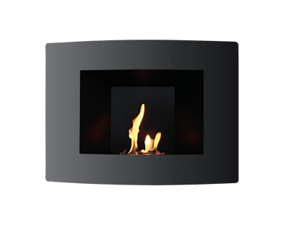 Tenderflame Wall 180 Steel Zwart