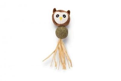 Beeztees Beeztees Catnip Uil Bruin 16cm