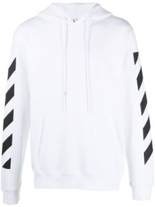 Off-White hoodie Diag Arrow - Blanc
