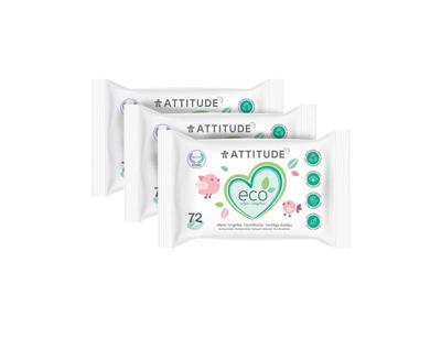 Attitude Vochtige babydoekjes - multipack 3x72 st.