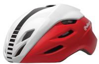 Polisport helm aero road mat rood/glans wit/zwart l 58-61cm Polisport helm aero road mat rood/glans wit/zwart l 58-61cm