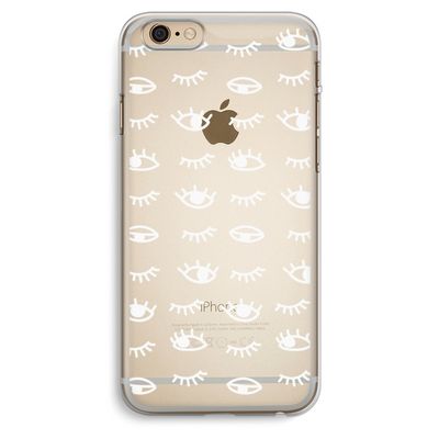 Eye pattern #3: iPhone 6 Plus / 6S Plus Transparant Hoesje