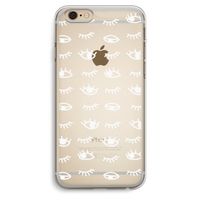 Eye pattern #3: iPhone 6 Plus / 6S Plus Transparant Hoesje